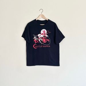 NEW Castlevania Netflix Animated Series Black Promo T Shirt Adult size Large